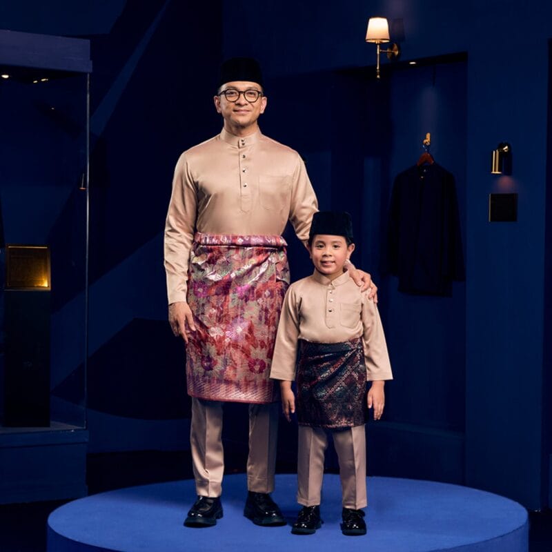 Baju Melayu Slim Fit - Nude