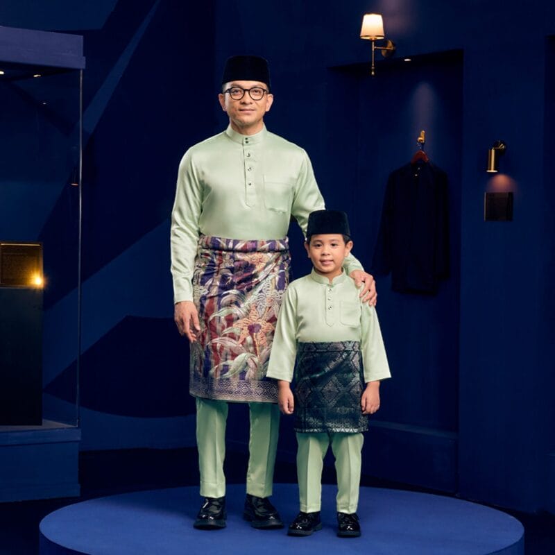 Baju Melayu Slim Fit - Honeydew