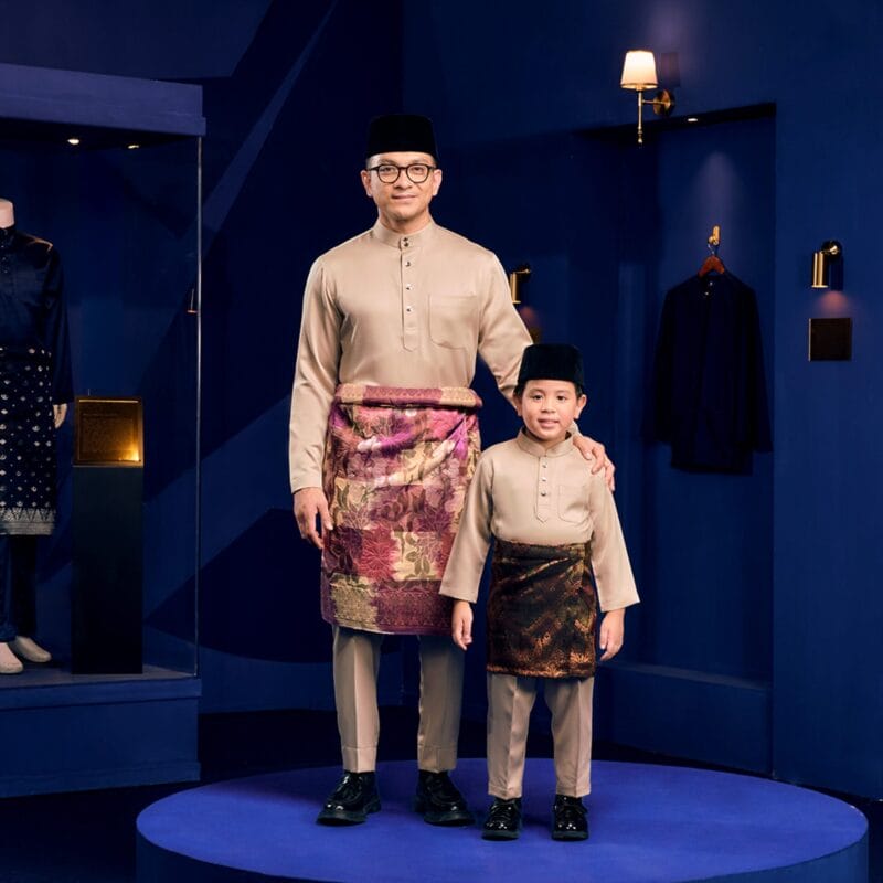 Baju Melayu Slim Fit - Latte