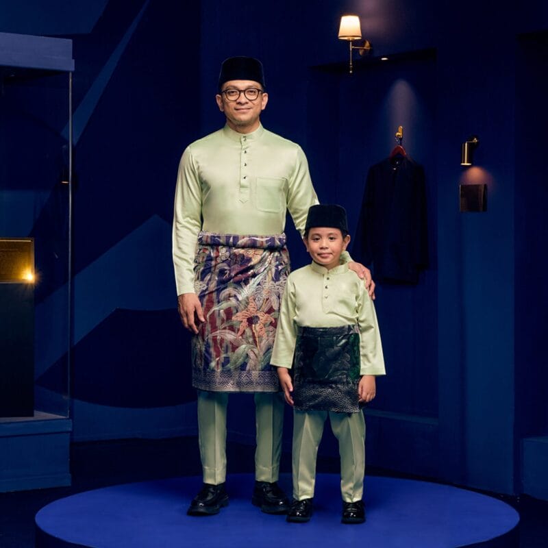 Baju Melayu Slim Fit - Tea Green