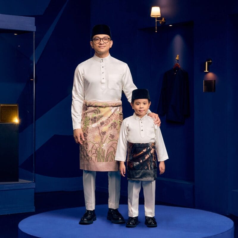 Baju Melayu Slim Fit - Off White
