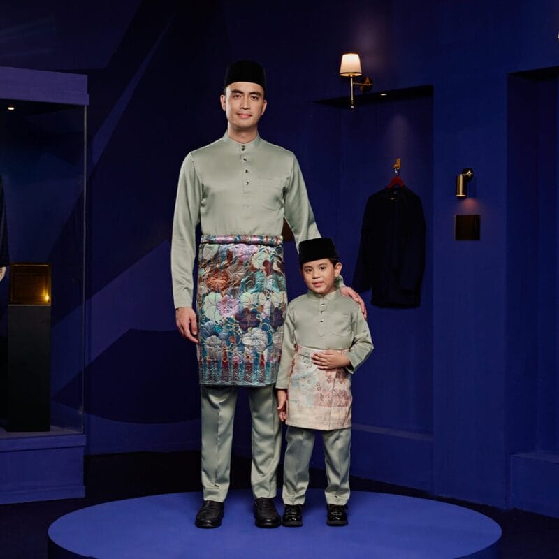 Baju Melayu Slim Fit - Laurel Green