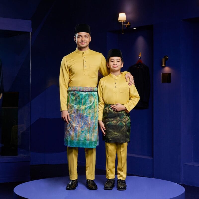 Baju Melayu Slim Fit - Golden Yellow