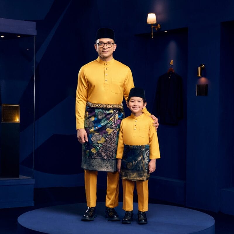 Baju Melayu Slim Fit - Mustard
