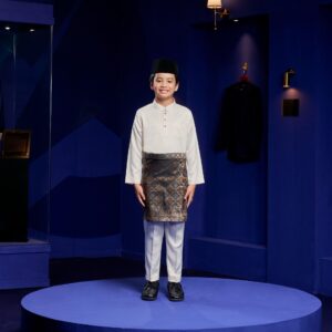 Baju Melayu Kids - Milky White
