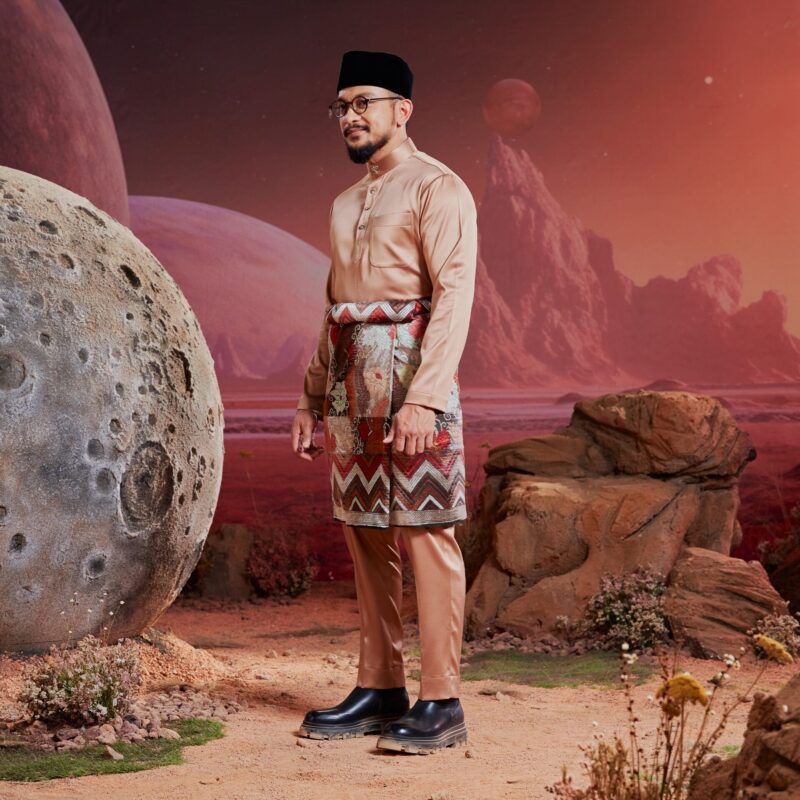 Baju Melayu Dewasa Plus Size - Mocha