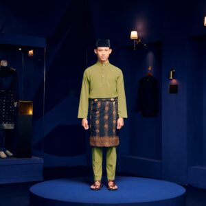Baju Melayu Traditional Fit Plus Size - Matcha Green